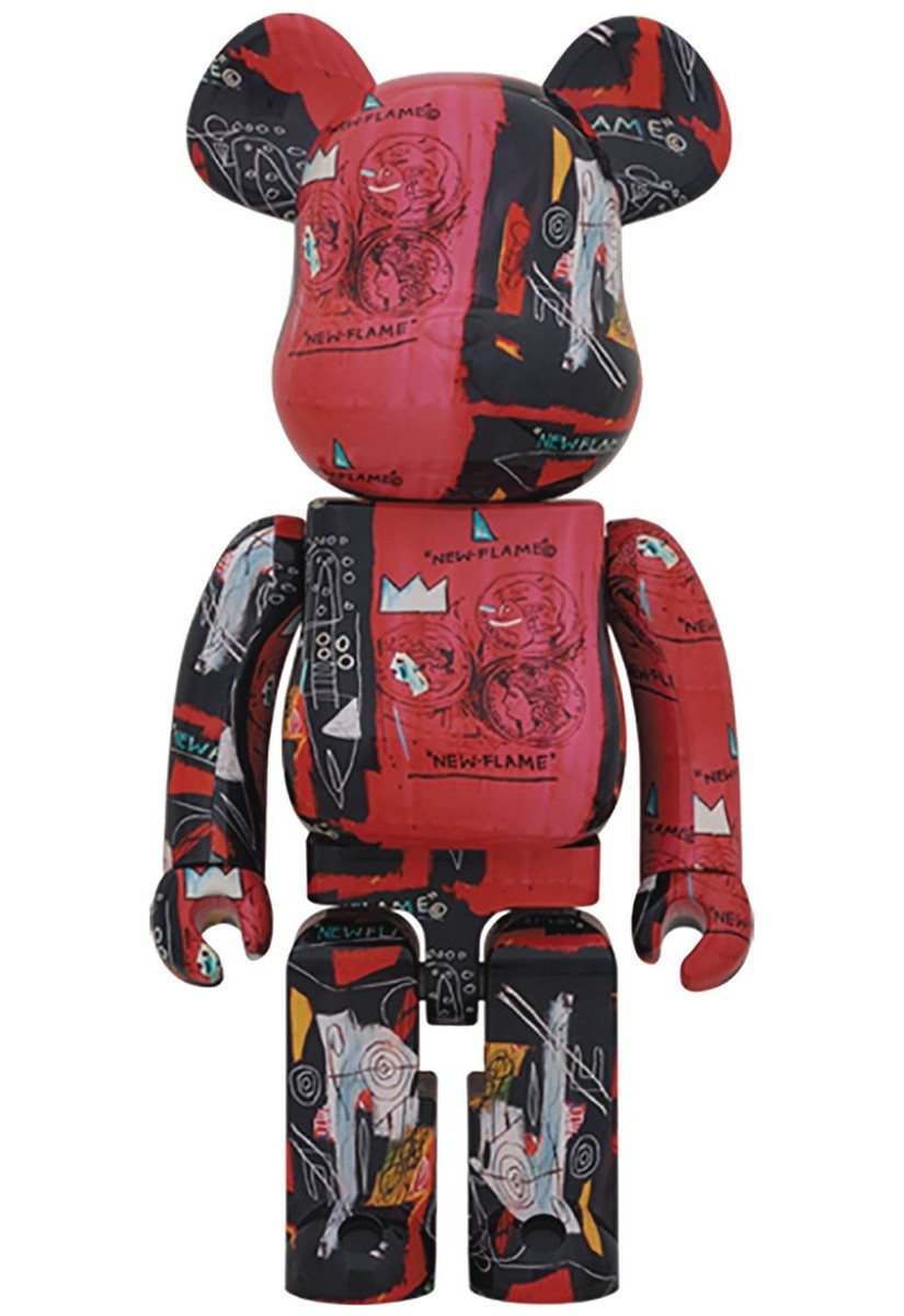 Andy Warhol X Jean Michel Basquiat 1000% Bearbrick by Medicom | eBay