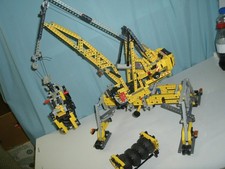 LEGO TECHNIC: Mobile Crane (8053) aufgebaut großer Portal Kran 8421 42009 Train