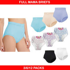 Ladies Briefs Knickers Womens Underwear Full 100% Cotton Comfort Fit Size OS-6XL