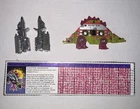 G1 Transformers VINTAGE 1986 Decepticon cassette SLUGFEST w: weapons tech spec
