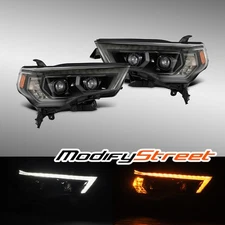 For 14-20 Toyota 4Runner PRO-Series G2 Projector Headlights Alpha-Black