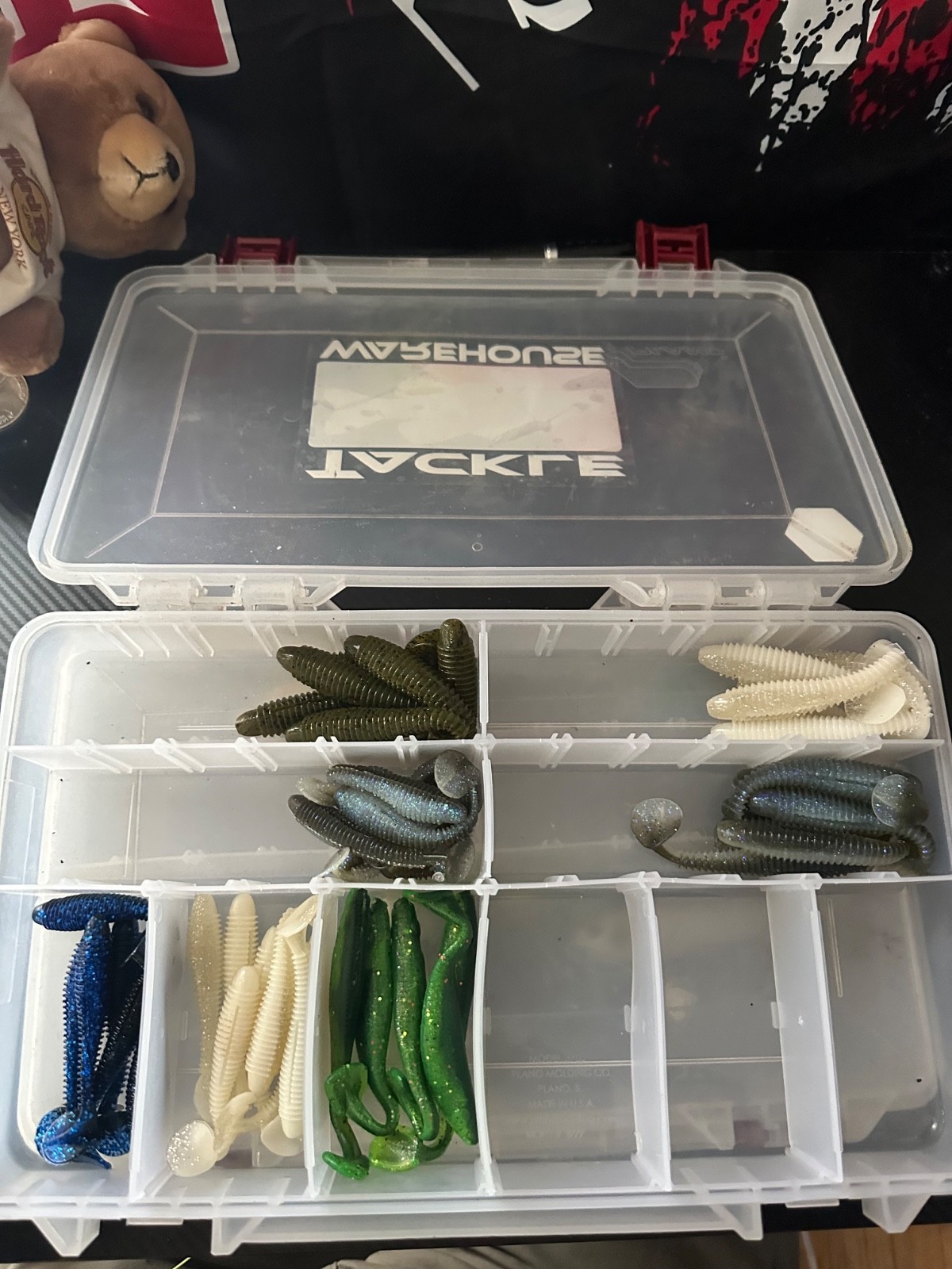 Large Fishing Tackle Lot Lures Soft Plastics Jigs Tackle Boxes - Image 5