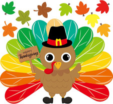 Turkey Bulletin Board Decoration Set Thanksgiving Turkey Cutouts Fall Classroom