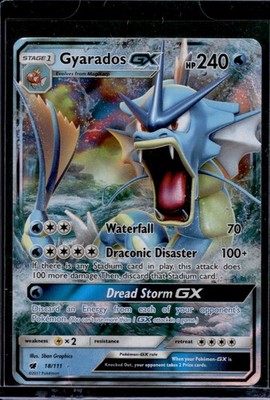 Gyarados GX Holo Ultra Rare SM - Crimson Invasion 18/111 LP