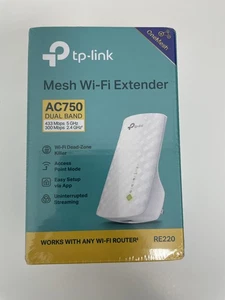 Tp-Link Modèle d'extension Wi-Fi AC750 Double bande RE220