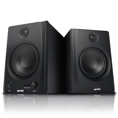 Gemini 5'' Bluetooth Studio Monitors 200W TRS/RCA/Aux Active/Passive Pair