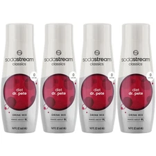 SodaStream - Diet Dr Pete Beverage Mix - For Soda 14.9 FL Oz (Pack of 4)
