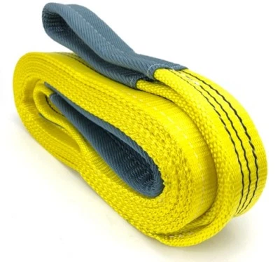 ROPESERVICES UK 2 Metre x 3,000kg Duplex Webbing Lifting Sling Strap Strop 3 tonne - x 1 Sling