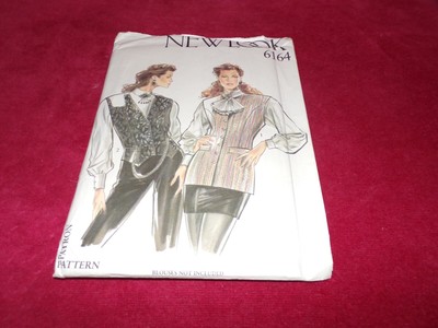   NEW LOOK #6164 - LADIES FITTED ( 2 STYLE - 2 LENGTH ) VEST PATTERN  8-18 FF