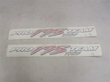 TRACKER PRO 175 TEAM TXW TR185058 DECAL PAIR OF (2) WHITE 25 1/8" X 2 3/4" BOAT