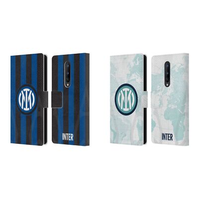 OFFICIAL INTER MILAN 2022/23 CREST KIT LEATHER BOOK CASE FOR ONEPLUS PHONES
