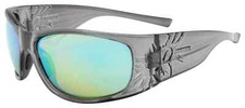 Black Flys Sonic 2 Floating Sunglasses - Cyrstal Grey - Green Mirror - Polar