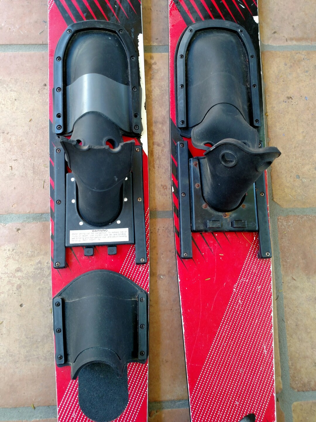 O'Brien freestyle 67" red slalom water skis made in the USA eBay