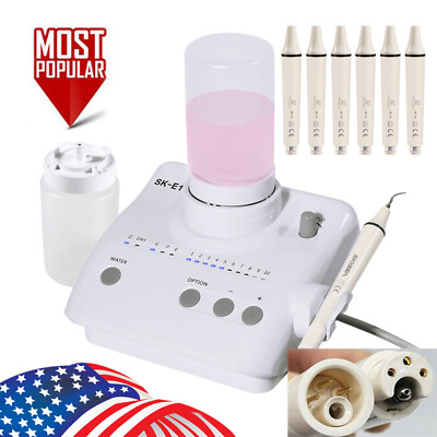Dental Ultrasonic Scaler For Woodpecker EMS + 10*Extra Detachable Handpiece