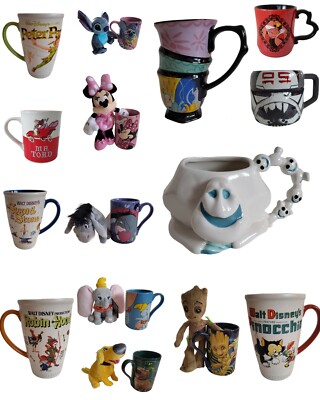 Disney Becher Tasse Mug / Bean Bag Mini Kuscheltier Stofftier