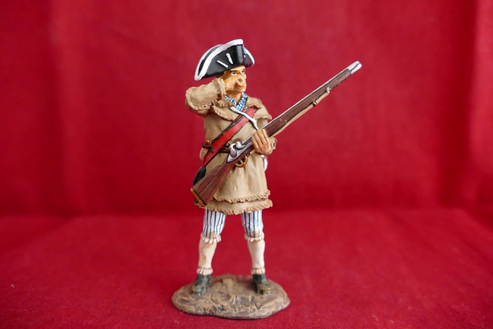 King & Country AR057 Rifleman Biting Cartridge America's Revolution 1776 - Photo 1/4