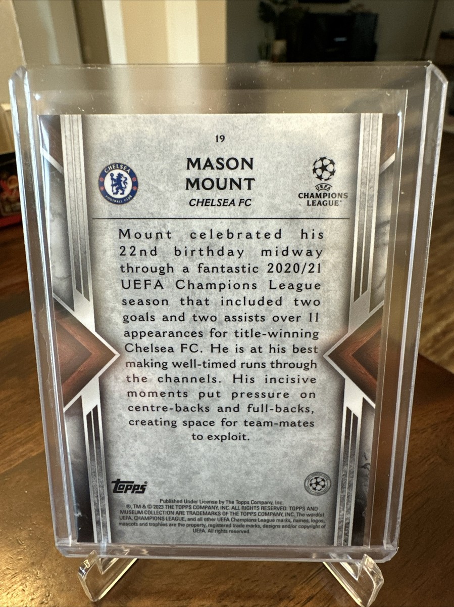 2022/23 Topps Museum UCL MASON MOUNT CHELSEA COPPER 108/125 #19 | eBay