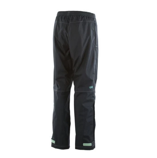 $99 HUK Women's Performance Fishing Packable Rain Pants Black/Aqua Sz XL 40"