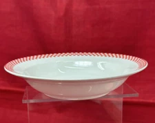 TRATTORIA Checkered Red Diner 7.5" Bowl Porcelain International China Company