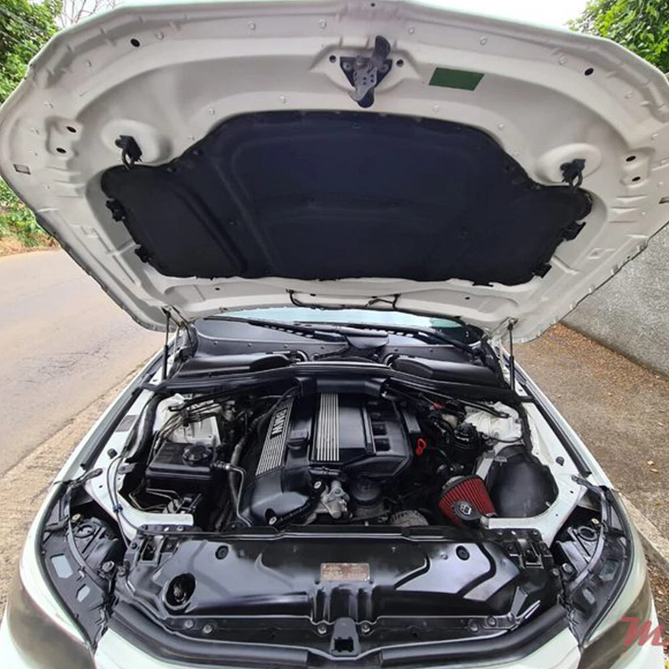 4X For BMW 535i 535xi 530xi 2006-07 Front Bonnet Hood+Trunk Tailgate Gas Struts Foto 2 de 4