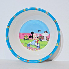 5.5" Disney Baby Mickey Mouse Melamine Bowl For Kids Children Collectors VCP