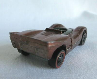 HOT WHEELS 1:64 VTG 1968 REDLINE McLAREN M6A BROWN USA NEAR MINT