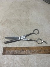 Vintage 7" AMCO USA Barber Thinning Scissors Shears many more listed   3/4