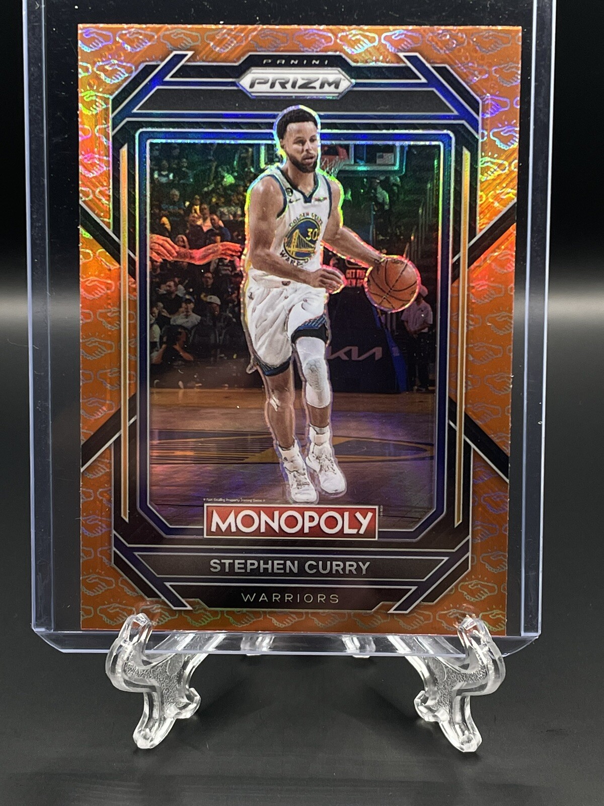 2022-23 Panini Prizm Monopoly Handshake Deal Prizm Stephen Curry #28