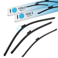 YOU.S SCHEIBENWISCHER WISCHER SET VORNE + HINTEN für VOLVO XC70 II (136) - NEU