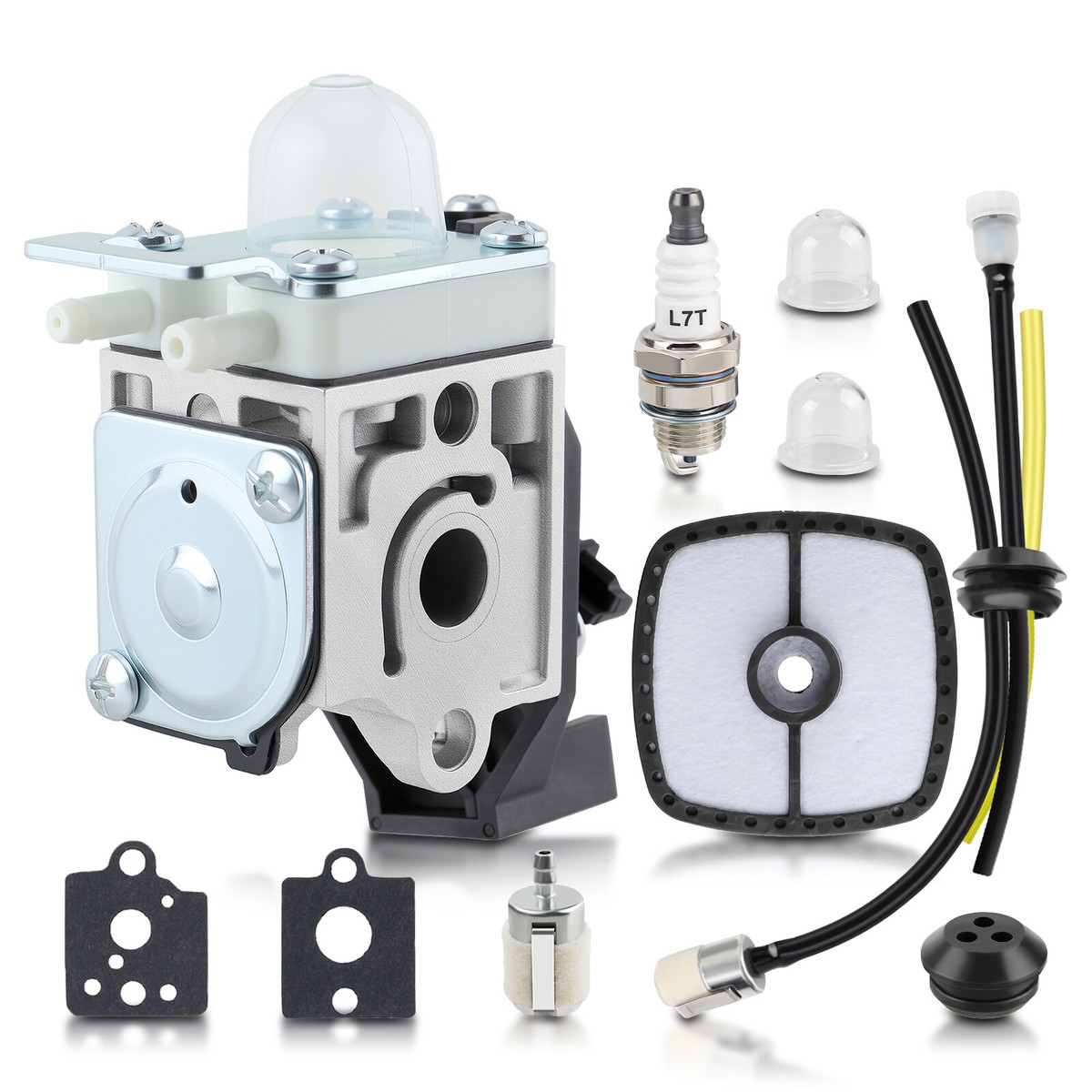 Echo SRM225 Vergaser-Set Mit Tune-Up Kit – Passt Für GT225, PAS225, SHC225 & Mehr | Inkl. Zündkerze, Luftfilter & Primer