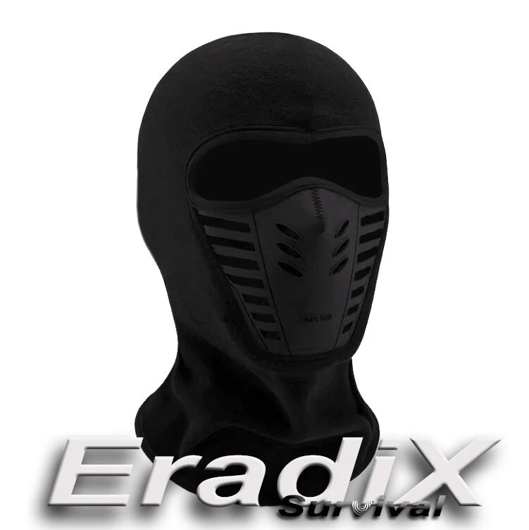 EradiX Gesichtsmaske Sturmhaube Motorrad Balaclava aus Baumwolle