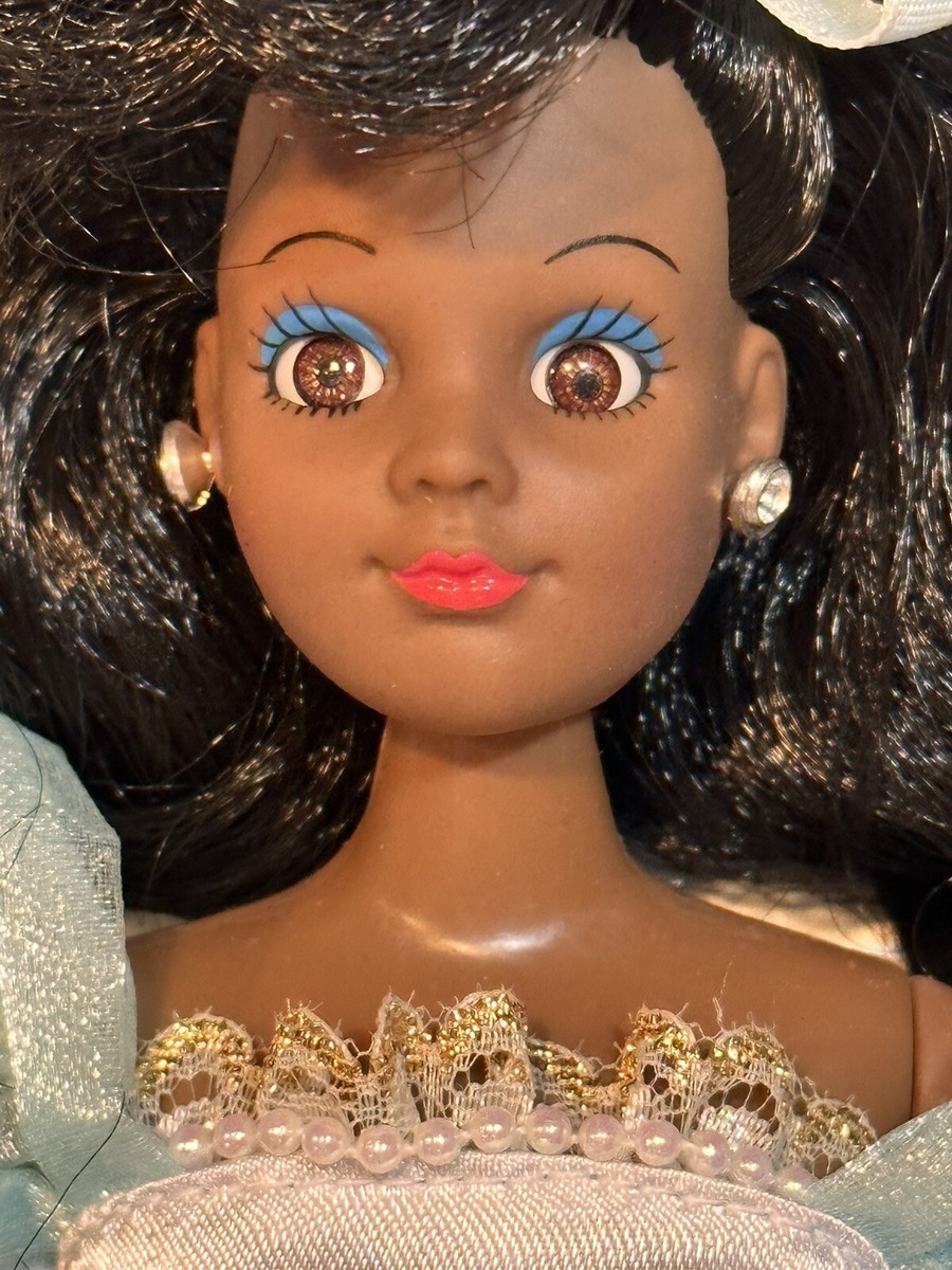 African American Vintage JPI Barbie Doll “Renee” Rare Glass Eyes