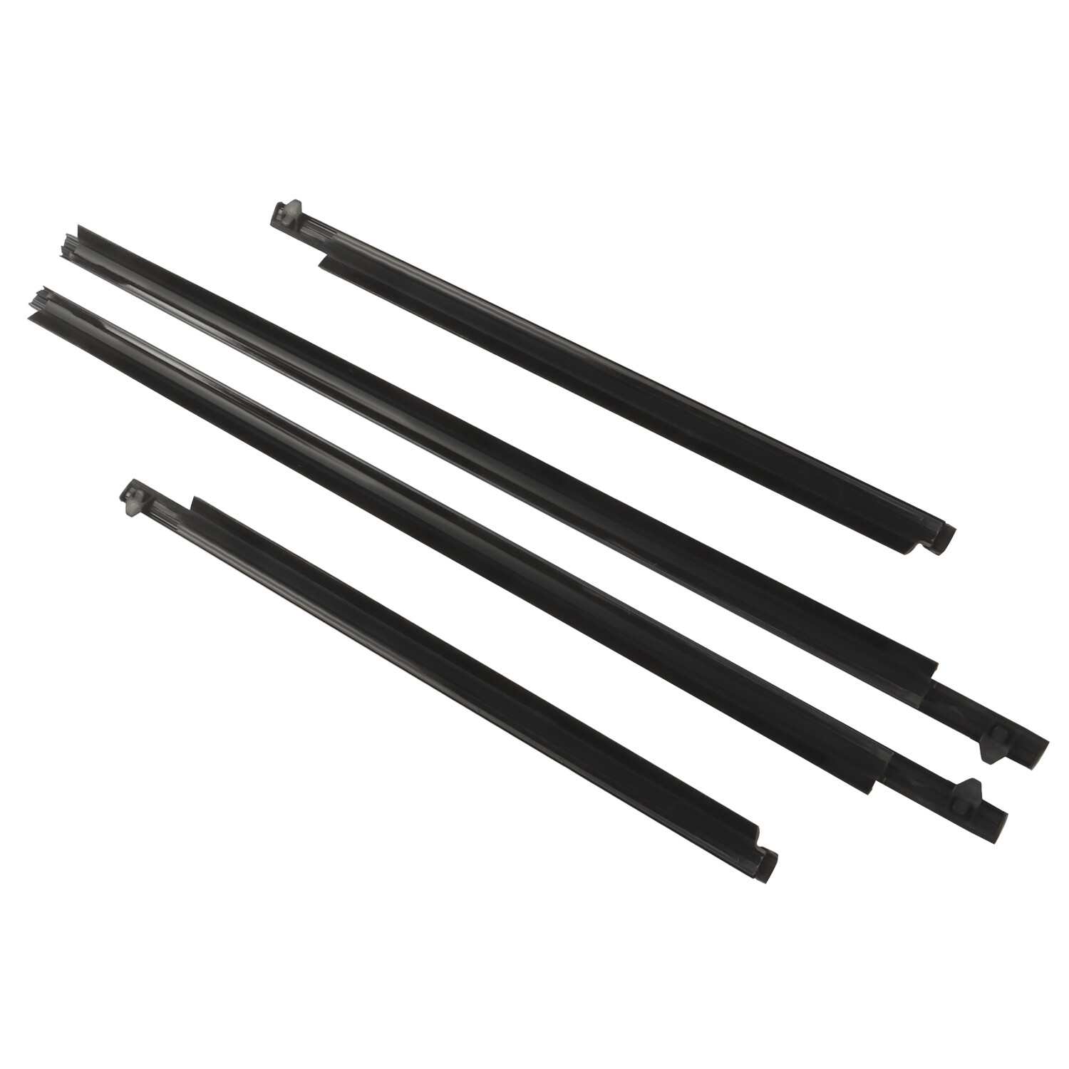 4PCS For TOYOTA 4RUNNER 1996-2001 Door Glass Belt Outer Molding Weatherstrip