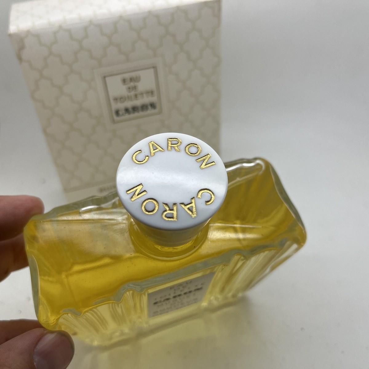 VINTAGE Caron MUGUET DU BONHEUR 8 oz Eau de Toilette 1950's sealed