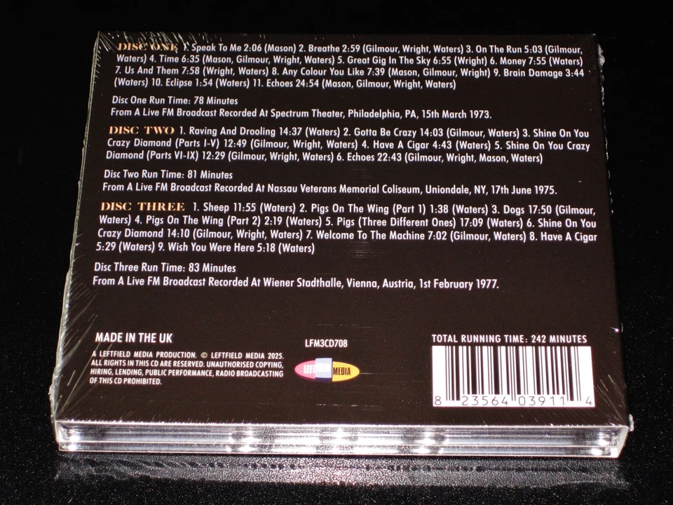 Pink Floyd: The Dark Side Of The Animal - Legendary Radio 3 CD Set 2025 UK NEW - Image 2 of 2