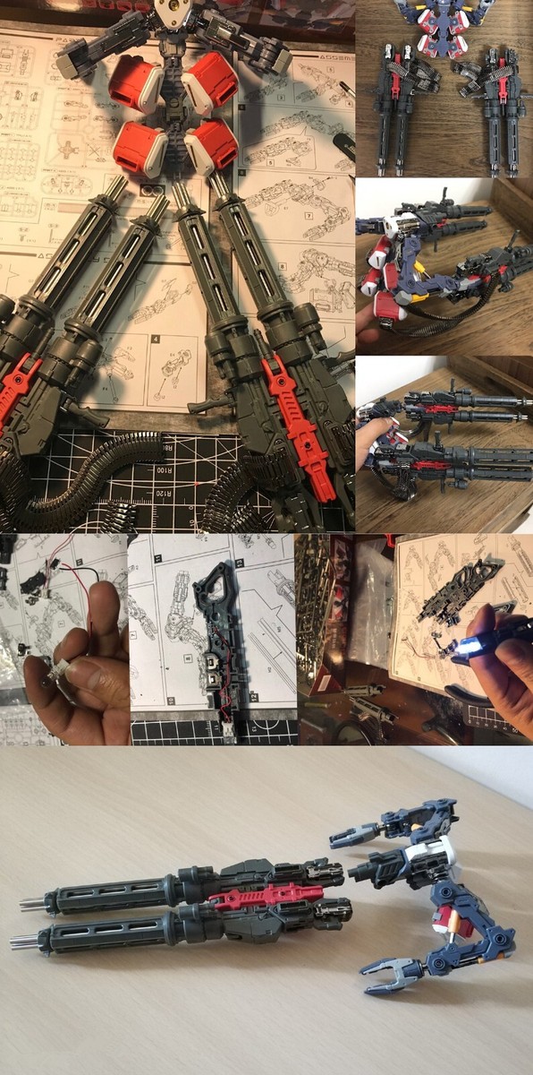 ZL model GATLING GUNS Expansion Backpack for MG 1/100 Sazabi ver