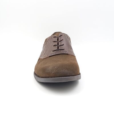 Robert Wayne Men Plain Toe Derby Oxfords Creid Brown Suede  display picture 3