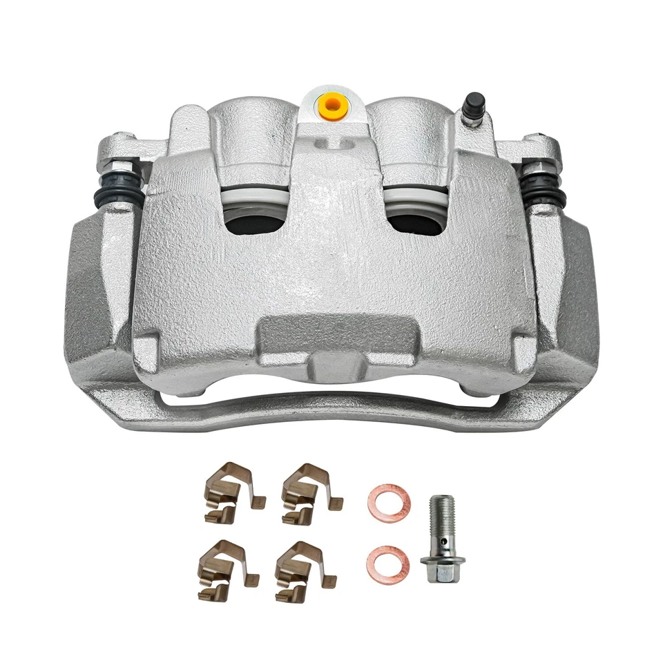 Front Brake Calipers w/ Brackets for 2007 - 2009 Dodge Durango Chrysler Aspen - Image 3 of 4