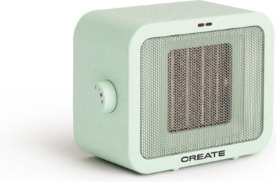 CREATE WARM BOX - 1500 W Keramik-Heizgerät - Selbstregulierend - Pastellgrün.