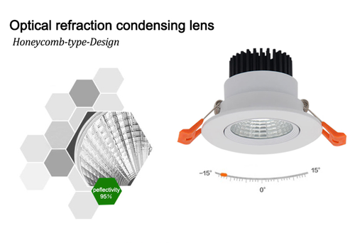 Dimmable 3W 5W 7W 9W 12W 15W 20W COB LED Recessed Ceiling Down Spot Light EF - Picture 7 of 15