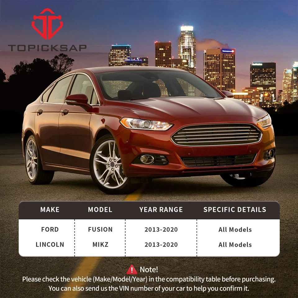 Juego de 2 brazos de control inferiores delanteros y rótula para Ford Fusion 2013-2020 MKZ Foto 2 de 4