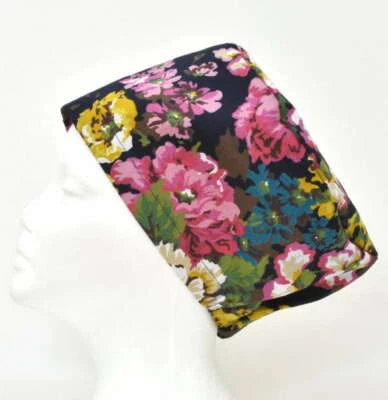 Cambridge Floral Navy Joules Fabric Scrub Cap Doctor Paediatric Theatre Nurse