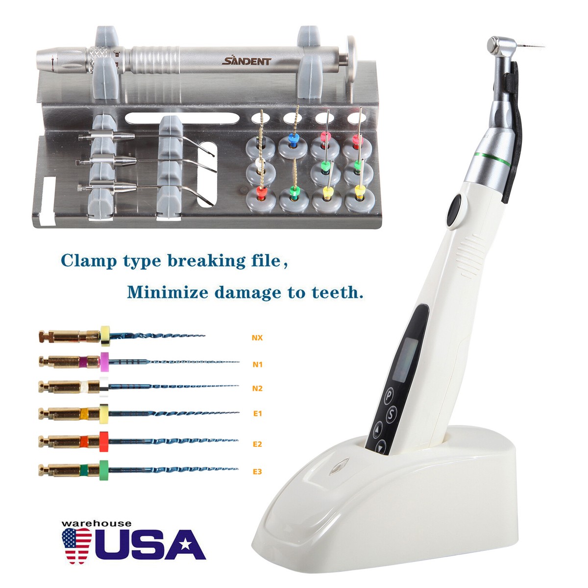 Dental Wireless LED Endo Motor / Root Canal Files Extractor