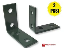 (QTY 2) GREEN 4-Hole 90° Corner Angle for Unistrut / B-Line 4653GN P1325 Strut