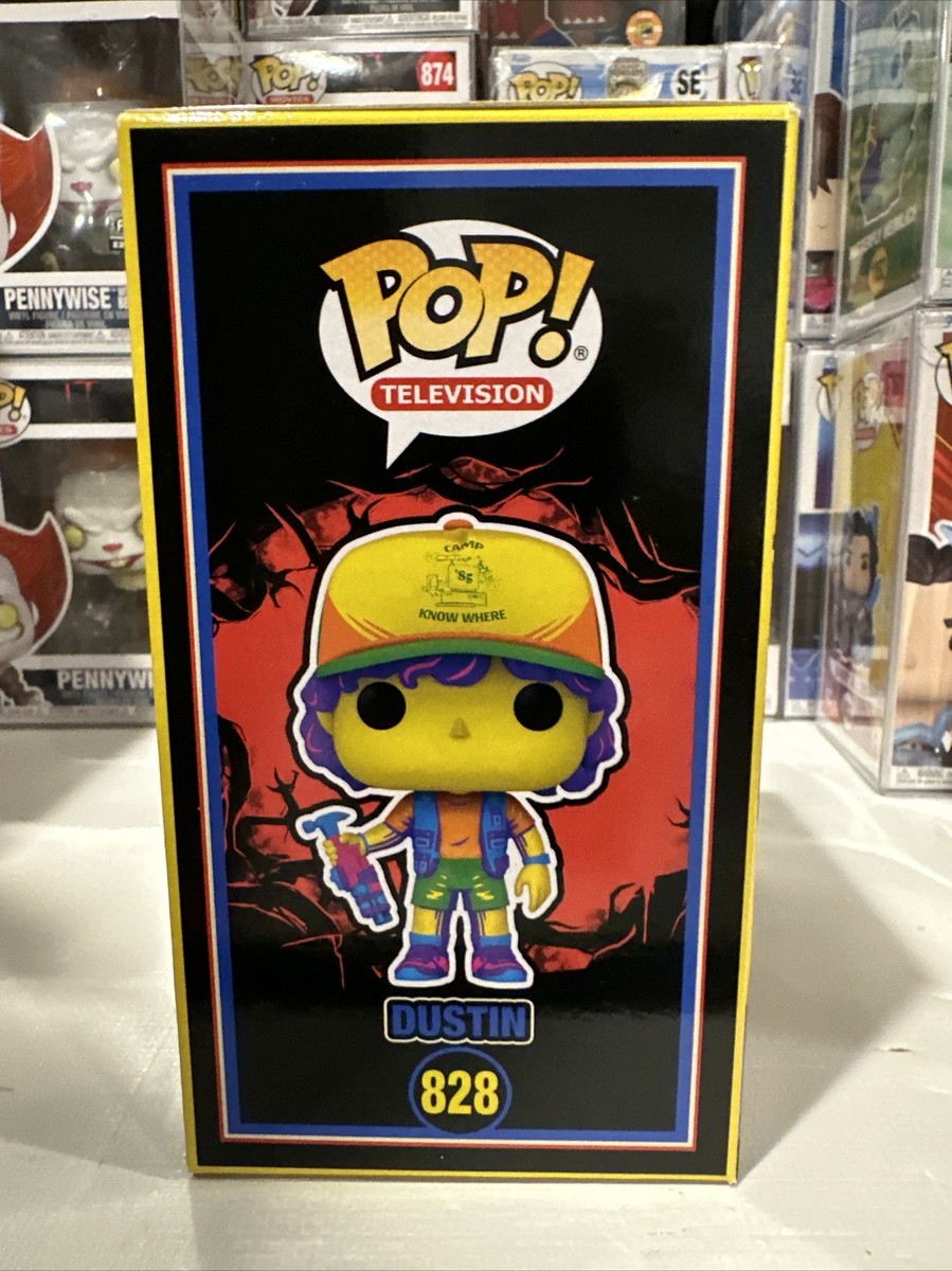Funko Pop! Stranger Things - Dustin #828 Black Light Special
