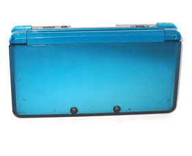Nintendo 3DS Aqua Blue Handheld CTR-001 Console Bundle w/ Games Tested READ!