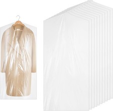 10 Pcs Garment Bags 60 x 120 cm Plastic Garment Bags Dry Cleaner Bags Plastic Cl