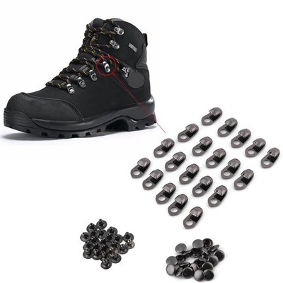 Boot Hook Eyelets - Speed Hooks with Rivets for Repair/Camp/Hike/Climb Access...