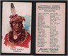 1888 ALLEN & GINTER N2 AMERICAN INDIAN CHIEFS Tobacco Card #
