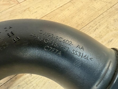 2013 2014 2015 JAGUAR XF 2.0L TURBO AIR INTAKE PIPE DUCT TUBE OEM CX239C623 - Picture 8 of 8